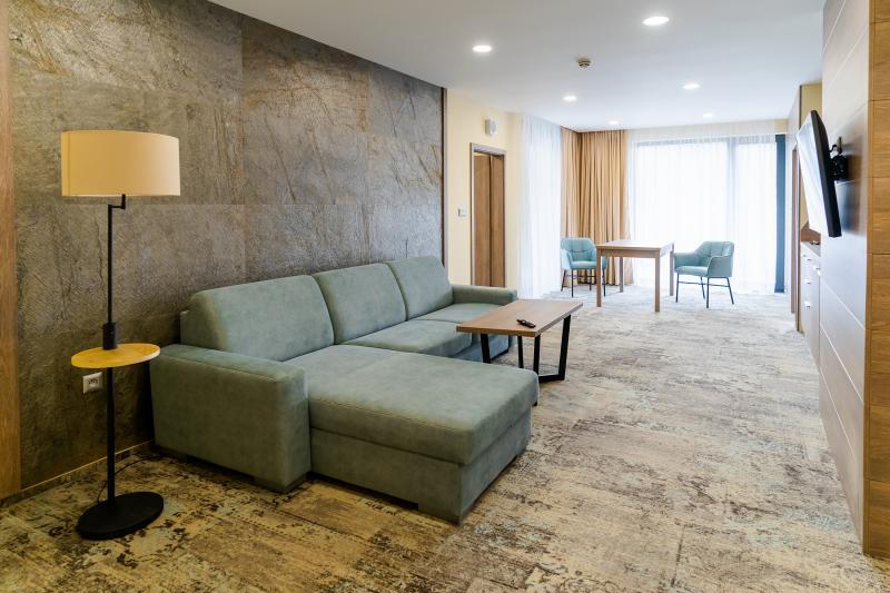 Obývacia izba v apartmáne Classic